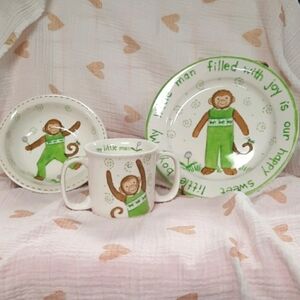 Kelly B. Rightsell 3 Piece Child Dish Set